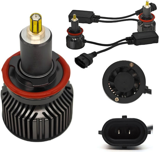 Lămpi Autoturismului H11 / H16 Canbus LED 5500K Alb rece 2buc
