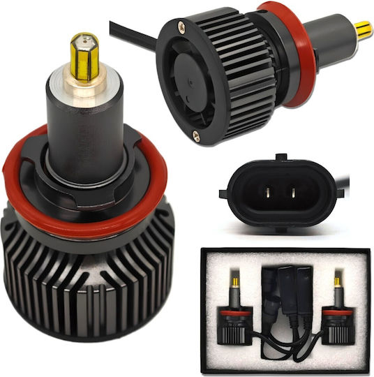 Lămpi Autoturismului H11 / H16 Canbus LED 5500K Alb rece 2buc