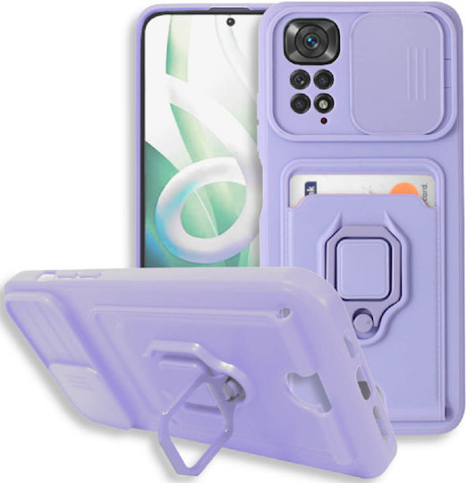 Bodycell Multifunction Back Cover with Strap Purple (Xiaomi 12 Pro)