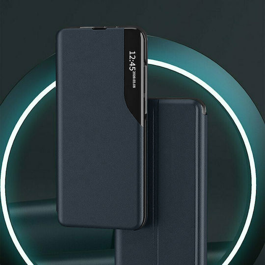 Techsuit Efold Book Plastic / Synthetic Leather Blue (Redmi Note 13 4G)