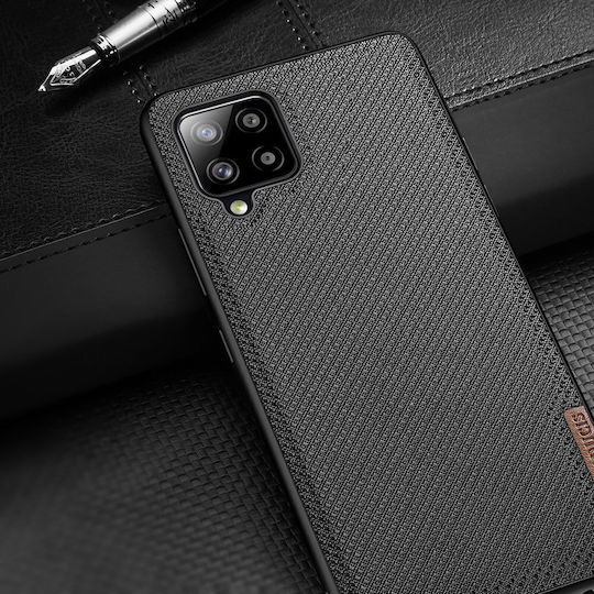 Dux Ducis Fino Umschlag Rückseite Kunststoff / Silikon / Stoff Gray (Galaxy A42)