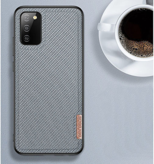 Dux Ducis Fino Back Cover Πλαστικό / Σιλικόνης / Υφασμάτινο Γκρι (Galaxy A02s)