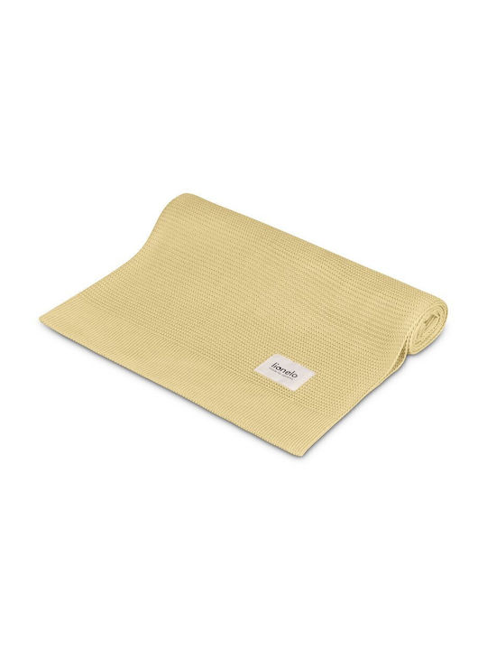 Lionelo Pătură Pepinieră Swaddling pături Bambus Galbenă Yellow 75x100cm