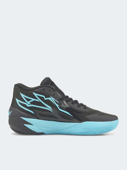 MB.02 Hoch Basketballschuhe Schwarz