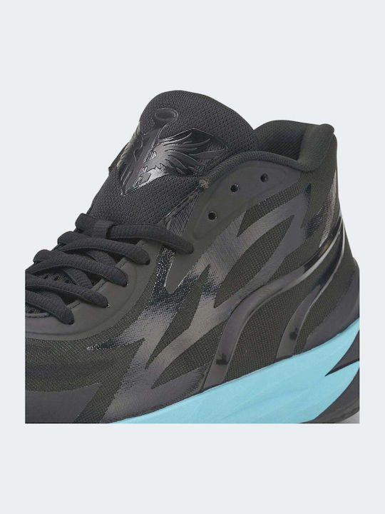 MB.02 Hoch Basketballschuhe Schwarz