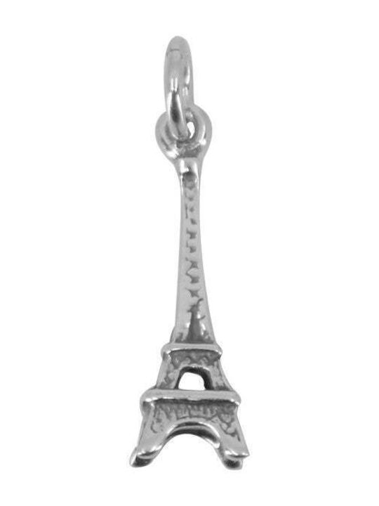 Pendant Jolie Silver Silver 925 Eiffel Tower Model 0.9 G 25x5 Mm