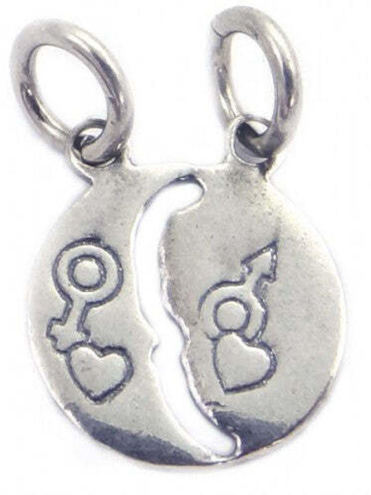 925 Silber Anhänger Jolie Silber Sonne Mond Modell 18 x 12 mm 1,2 g
