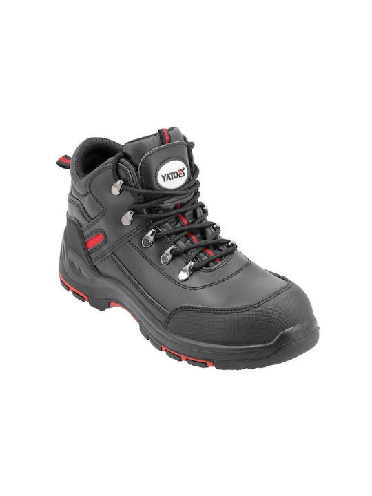 Yato Paran Boots Safety Black S3 with Certification P,SRC