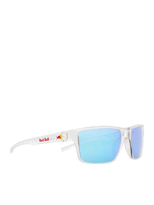 Red Bull Spect Sunglasses Transparent with Acetate Frame & Turquoise Lens