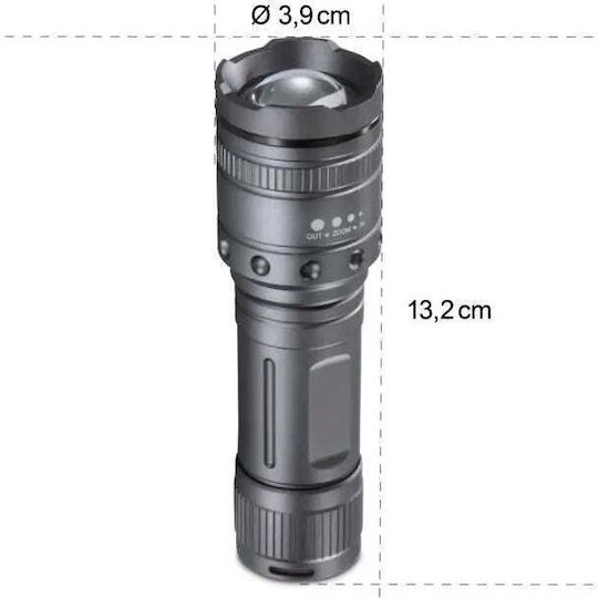 HAMA Pro Taschenlampe LED mit maximaler Helligkeit 1000lm Schwarz