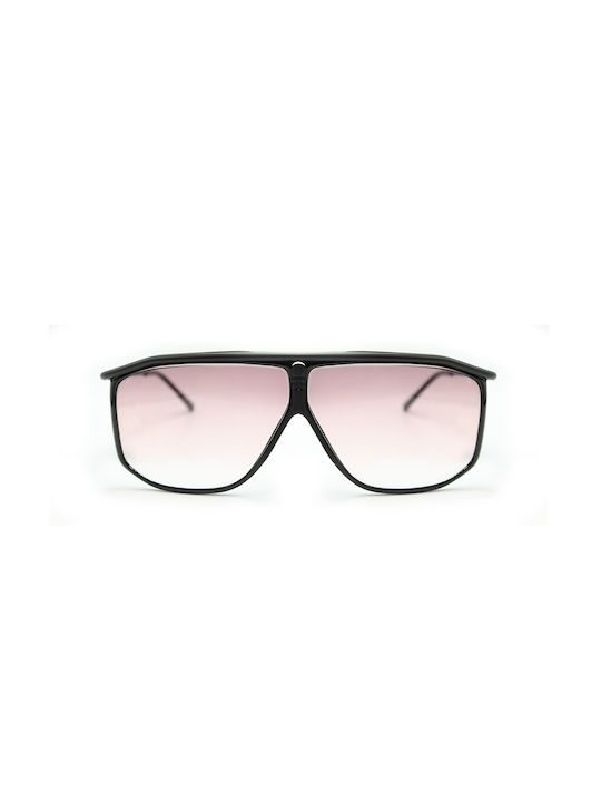 Sover Men's Sunglasses with Black Plastic Frame and Pink Gradient Lens SS 2845A