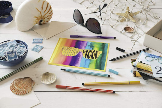 Stabilo Pen 68 Маркери 1мм Stabilo, St6824-7 24 Colors 24бр