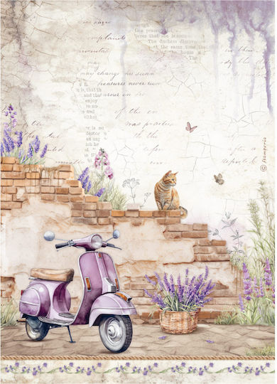 Stamperia Hârtie de orez Decoupage Multicolour