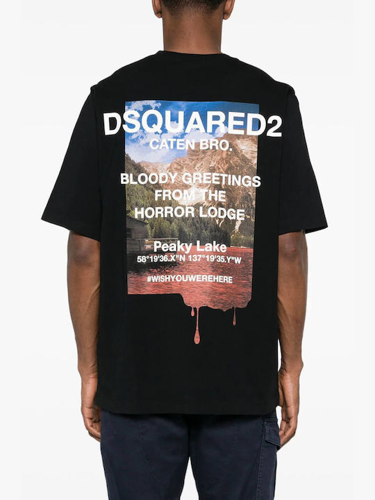 Dsquared2 Men's Short Sleeve T-shirt Black