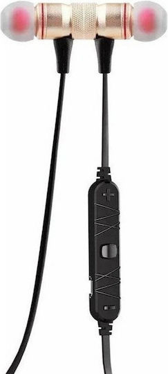Awei A920BL In-ear Bluetooth Handsfree Ακουστικά με Αντοχή στον Ιδρώτα Χρυσά