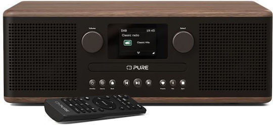 Pure Ηχοσύστημα 2.0 C-D6 με CD Player και Bluetooth Μαύρο