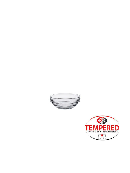 Duralex Lys Glass Dip Bowl Transparent with Diameter 9cm 6pcs