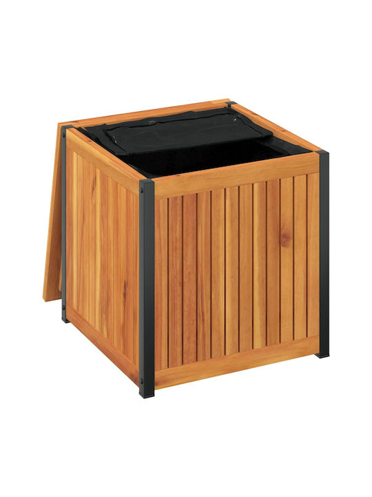 vidaXL Cutie de depozitare pentru exterior Lemn Roz L45xW45xH45buc