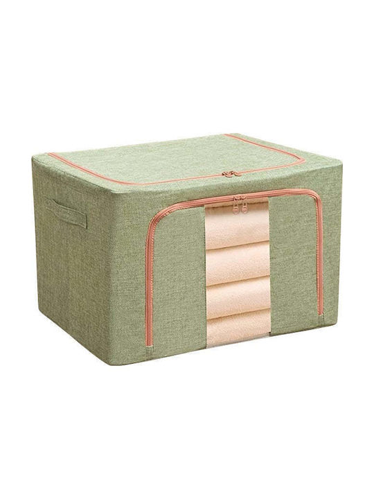 Tesatura Cutie de depozitare cu Capac Verde 40x30x20cm 1buc