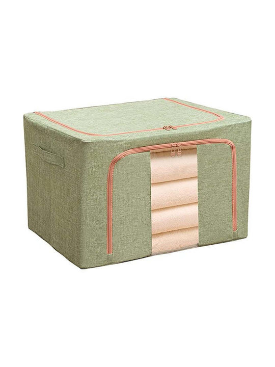 Tesatura Cutie de depozitare cu Capac Verde 40x30x20cm 1buc