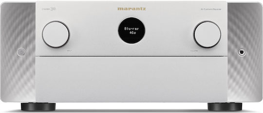 Marantz Home Cinema Amplifier 4K/8K 11.4 Channels with HDR and Dolby Atmos Silver