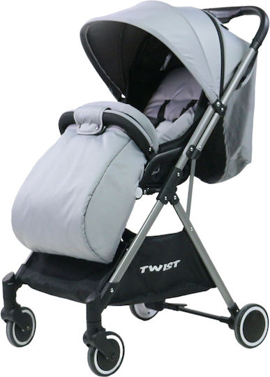 Twist Adjustable Baby Stroller Suitable for Newborn Gray 6.8kg