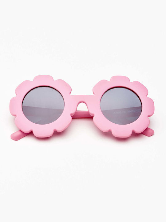 Baby Cloud Flower Παιδικά Γυαλιά Ηλίου με Polarized Φακό Λουλούδια Pink για 2-5 Ετών