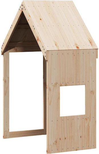 Kids Bed Loft Bed Single Beige for Mattress 90x190cm