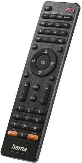 HAMA Universal Τηλεχειριστήριο 00221054 για Τηλεοράσεις LG, Sony, Samsung, Sharp, Panasonic και Philips