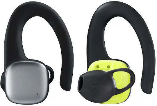 HAMA Spirit Athletics In-Ear Bluetooth-Freisprecheinrichtung Kopfhörer mit Schweißresistenz und Ladeetui Black/Yellow