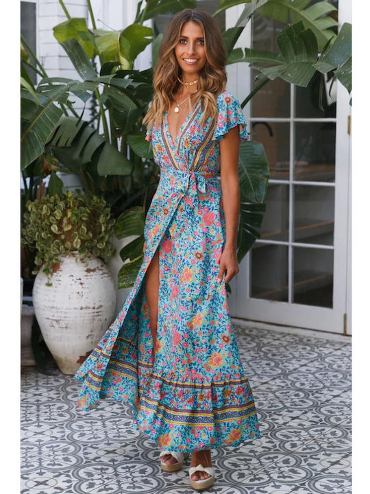 Rochii De Vară Pentru Femei Maxi Rochie Albastră
