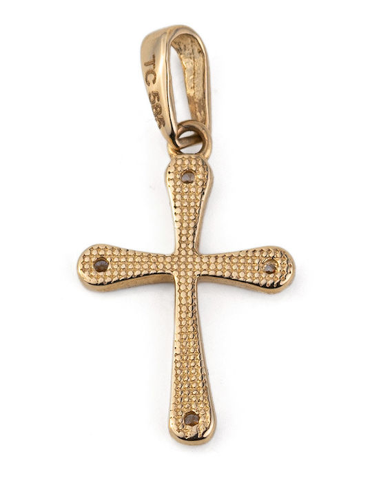 George Art Jewels Gold Cross 14K
