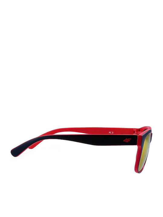 4F Kinder-Sonnenbrillen Schwarz 4FJWSS24ASUNM042-91S