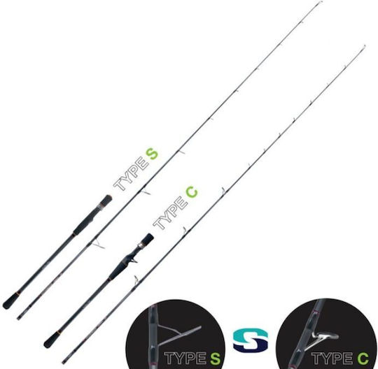 Jatsui Καλάμι Ψαρέματος για Slow Jigging / Spinning 2.08m 150-250gr