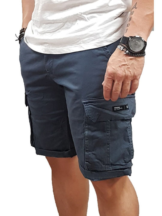 Rebase Pantaloni scurți bărbați Cargo Stone Blue