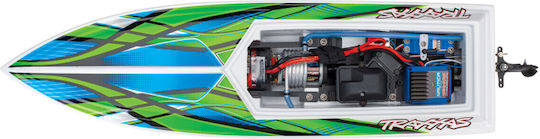 Traxxas Blast EP Boat RTR TQ Радиоуправляемо Скоростна лодка Зелен