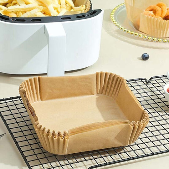 Αντικολλητικά Χαρτιά για Air Fryer 20x20εκ. 50τμχ