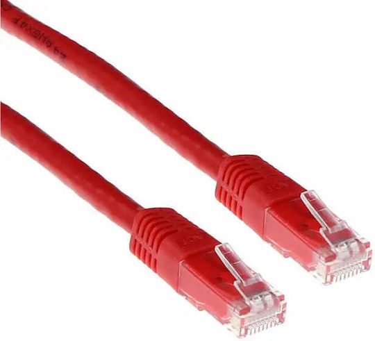 Act U/UTP Кат.6 (Gigabit) Мрежов Кабел Ethernet 1м Червен
