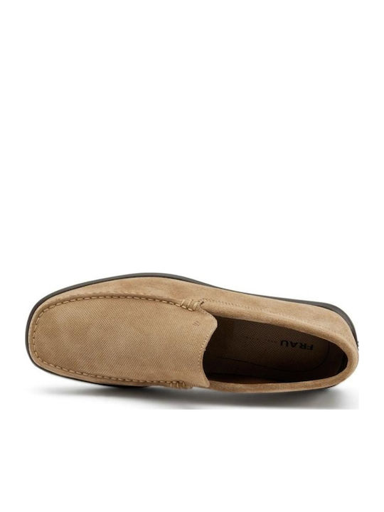 Suede Ανδρικά Loafers σε Μπεζ Χρώμα