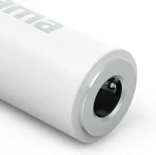 Hama Lightning Adapter 3.5mm Jack Aux Adapter 90° White