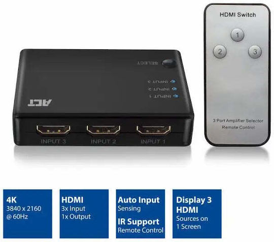 Act HDMI Switch 8716065491340