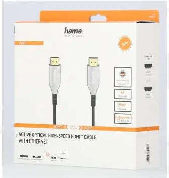 HAMA Cablu HDMI 2.0 Premium High Speed 4K 60Hz HDR HDMI De Sex Masculin - HDMI De Sex Masculin 15m Negru