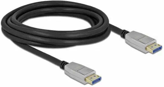 DeLock Cable DisplayPort male - DisplayPort male 3m Μαύρο