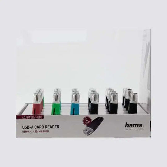 Hama Card Reader Usb 2.0 Sd Microsd Sd Sdhc Sdxc Various Colors