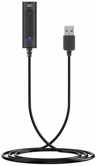 Ewent Ac9360 Звукова карта 2.0 USB-A 3.5 мм черна