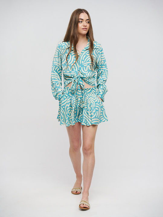 Ble Resort Collection Женско Къси панталони Плажно облекло Turquoise