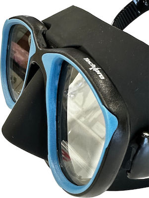 Tech Pro Μάσκα Θαλάσσης Σιλικόνης σε Μαύρο χρώμα