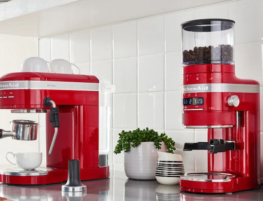 Kitchenaid Electric Coffee Grinder 150W for 340gr Beans and 70 Grind Levels Beige