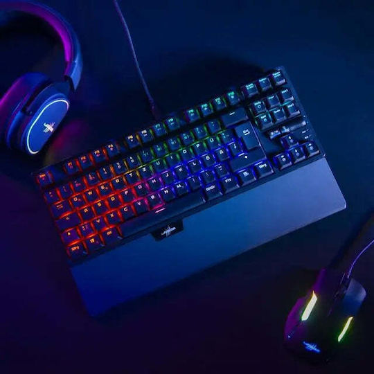HAMA uRage Exodus 860 Mechanical Gaming Mechanical Keyboard with Outemu Blue switches and RGB lighting (International English)