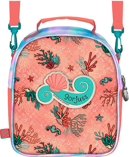 Santoro School Insulated Hand Lunch Bag Orange Gorjuss 20 x 8.5 x 24cm